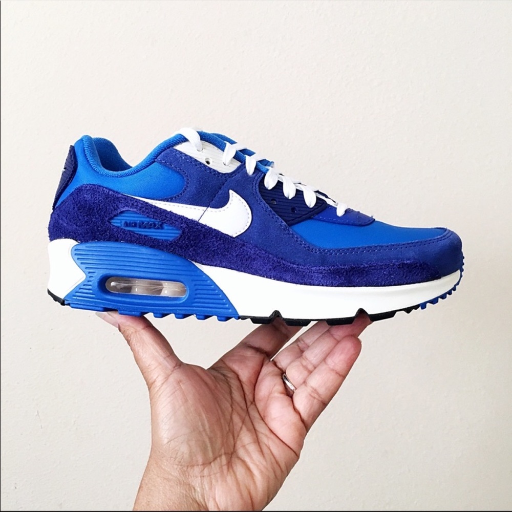 Nike Women's Air Max Sneakers in Blue and White